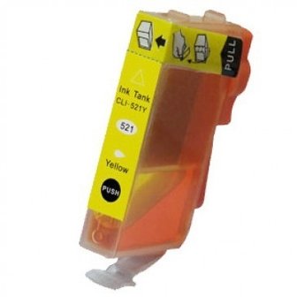 Canon CLI-521 Y inktcartridge geel (huismerk met chip)
