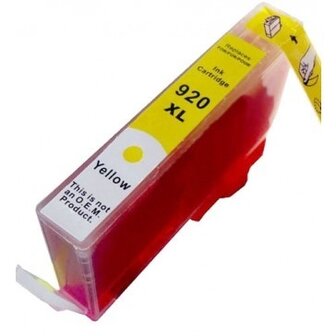 HP 920XL Y inktcartridge geel (huismerk)