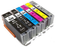 Canon PGI-570XL / CLI-571XL set van ZES inktcartridges (huismerk)