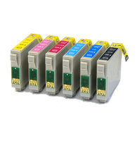 Epson T0807 set inktcartridges (huismerk)