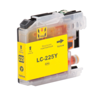 Brother LC-225XL Y inktcartridge geel (huismerk met chip)