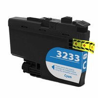 Brother LC-3233C inktcartridge cyaan (huismerk)