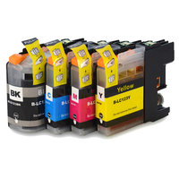 Brother LC-121 / LC-123 set inktcartridges (huismerk met chip)