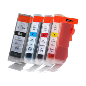 Canon PGI-5 / CLI-8 set van VIER inktcartridges (huismerk met chip)