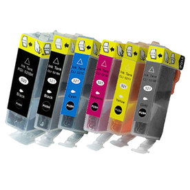 Canon PGI-520 / CLI-521 set van ZES inktcartridges (huismerk met chip)