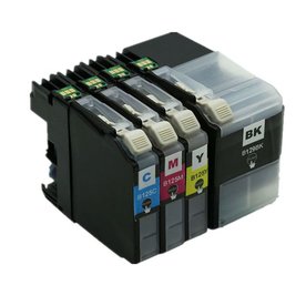 Brother LC-129XL / LC-125XL set inktcartridges (huismerk met chip)