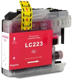 Brother LC-221M / LC-223M inktcartridge magenta (huismerk met chip)