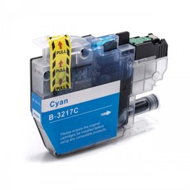 Brother LC-3217C inktcartridge cyaan (huismerk)
