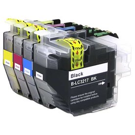Brother LC-3217 set inktcartridges (huismerk)