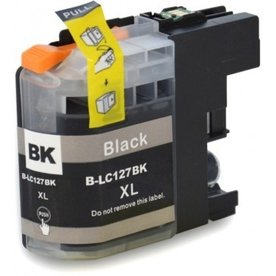 Brother LC-127XL BK inktcartridge zwart hoge capaciteit (huismerk met chip)