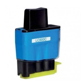 Brother LC-900C inktcartridge cyaan (huismerk)