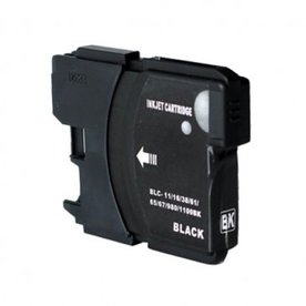 Brother LC-980BK / LC-1100BK inktcartridge zwart (huismerk)