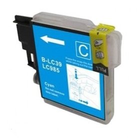 Brother LC-985C inktcartridge cyaan (huismerk)