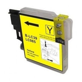 Brother LC-985Y inktcartridge geel (huismerk)